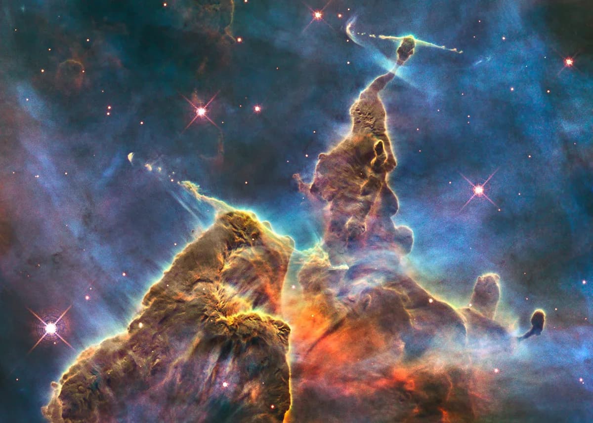 Cosmic Cliffs — a star-forming region of gas and dust