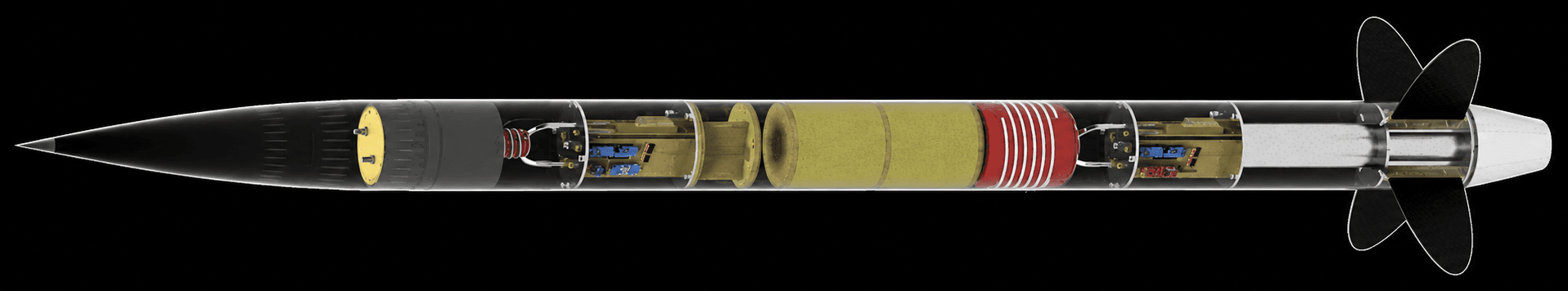 Internal components of Rocket I